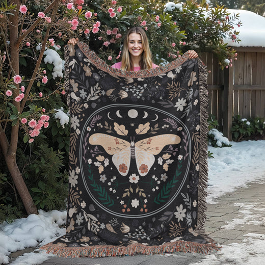 Bohemian Butterfly - Woven Blanket